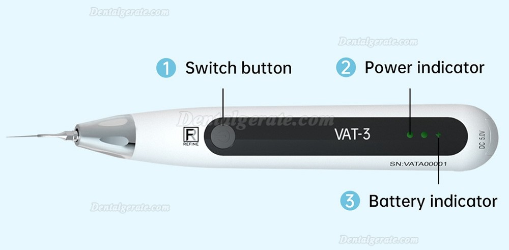REFINE VAT-3 Ultraschall Wurzelkanalsp&uuml;ler Handst&uuml;ck